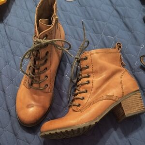 Wittner Brown Lace-Up Ankle Boots